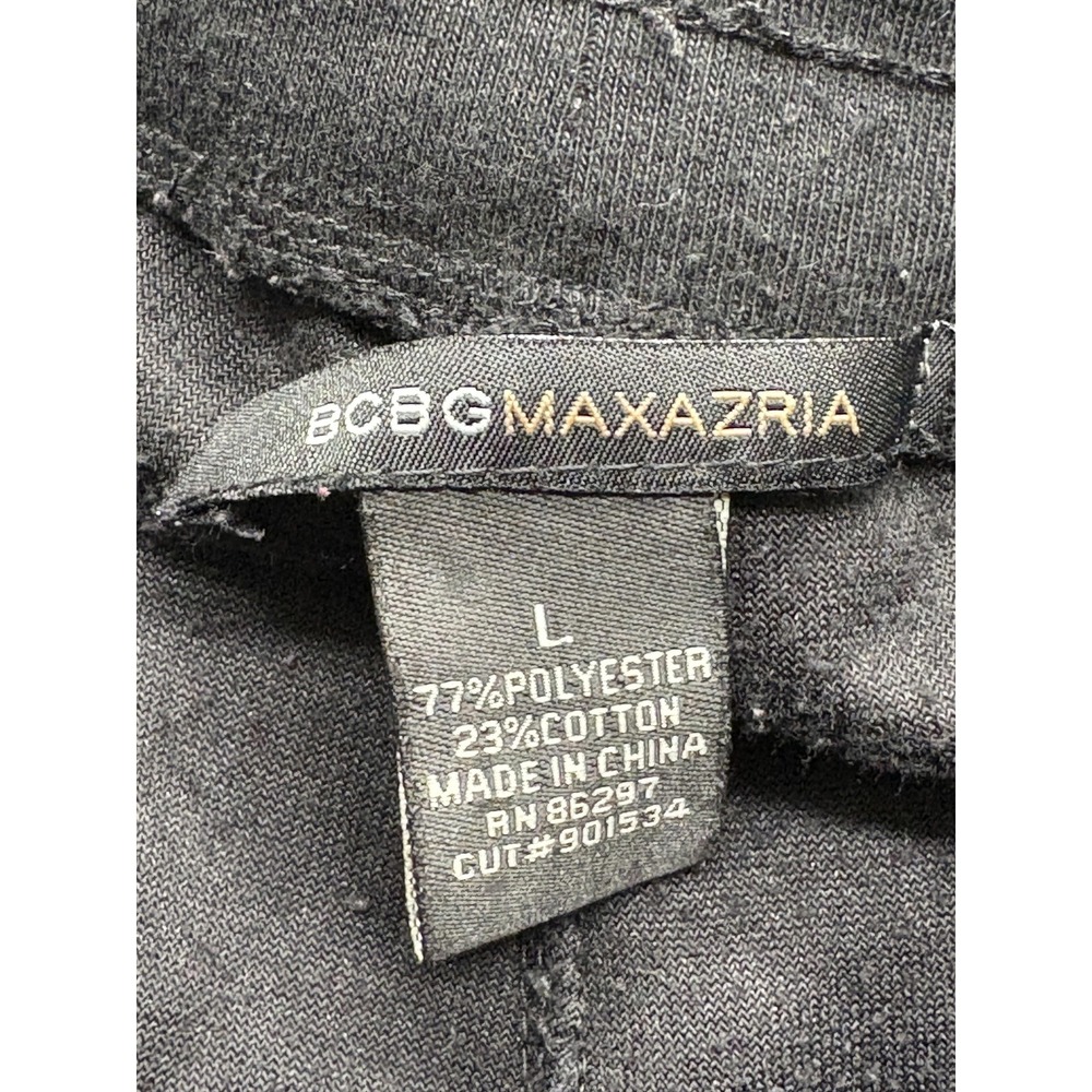BCBG Max Azria Pants Womens Large Velour Wide Leg Lounge Yoga Butterfly‎ - Picture 6 of 6